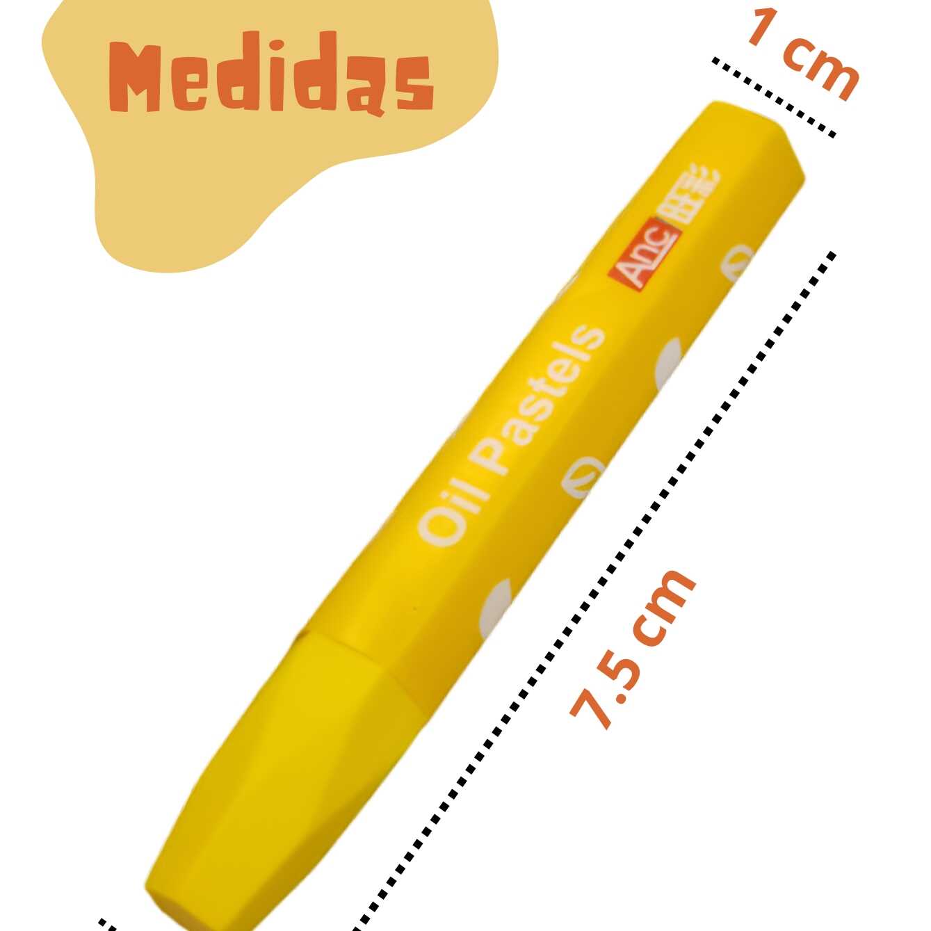Pasztell zsírkréta 12 db színnnel - Image 3