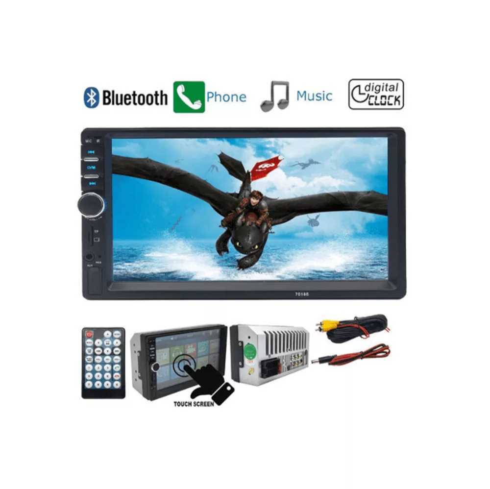 7018B Autós Multimédia Fejegység, 7" Érintőképernyő, 1080P Videó lejátszás - Image 3