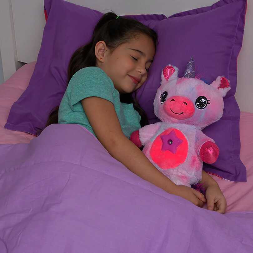 Star belly világító unikornis plüss , csillagfény kivetítővel - Image 3