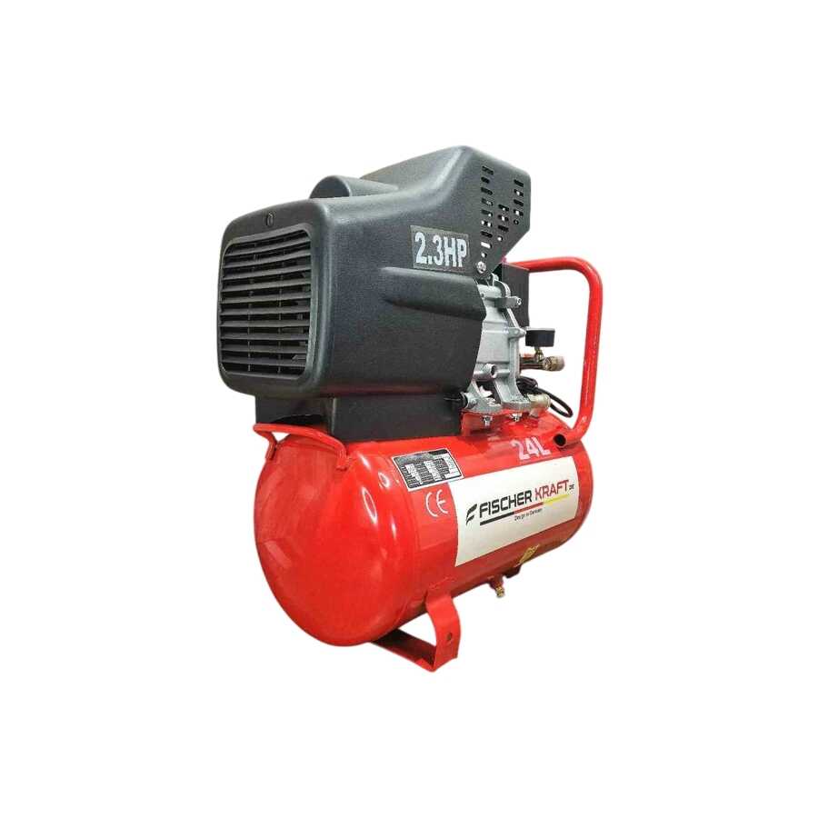 FISCHER KRAFT FS-5324 24L Olajkenésű Légkompresszor, 2.3HP, 8bar - Image 3