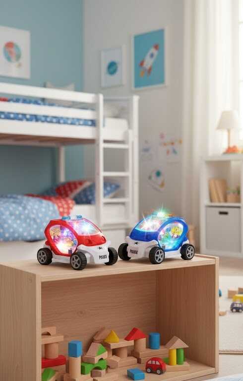 Interaktív zenés átlátszó rendőrautó - Image 3