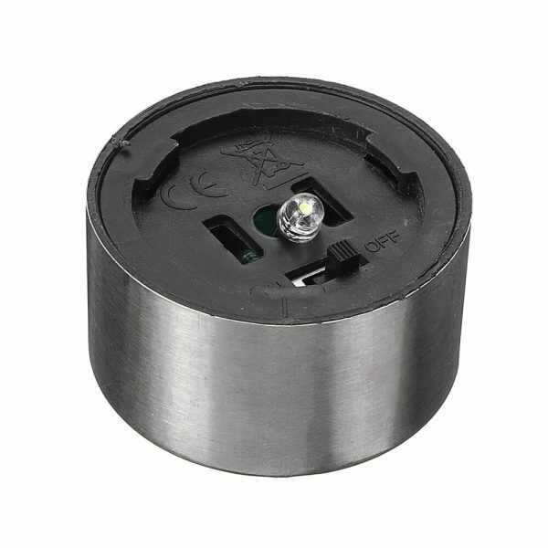 Földbe Szúrható Napelemes Kerti Lámpa, Ezüst, 37cm - Image 3