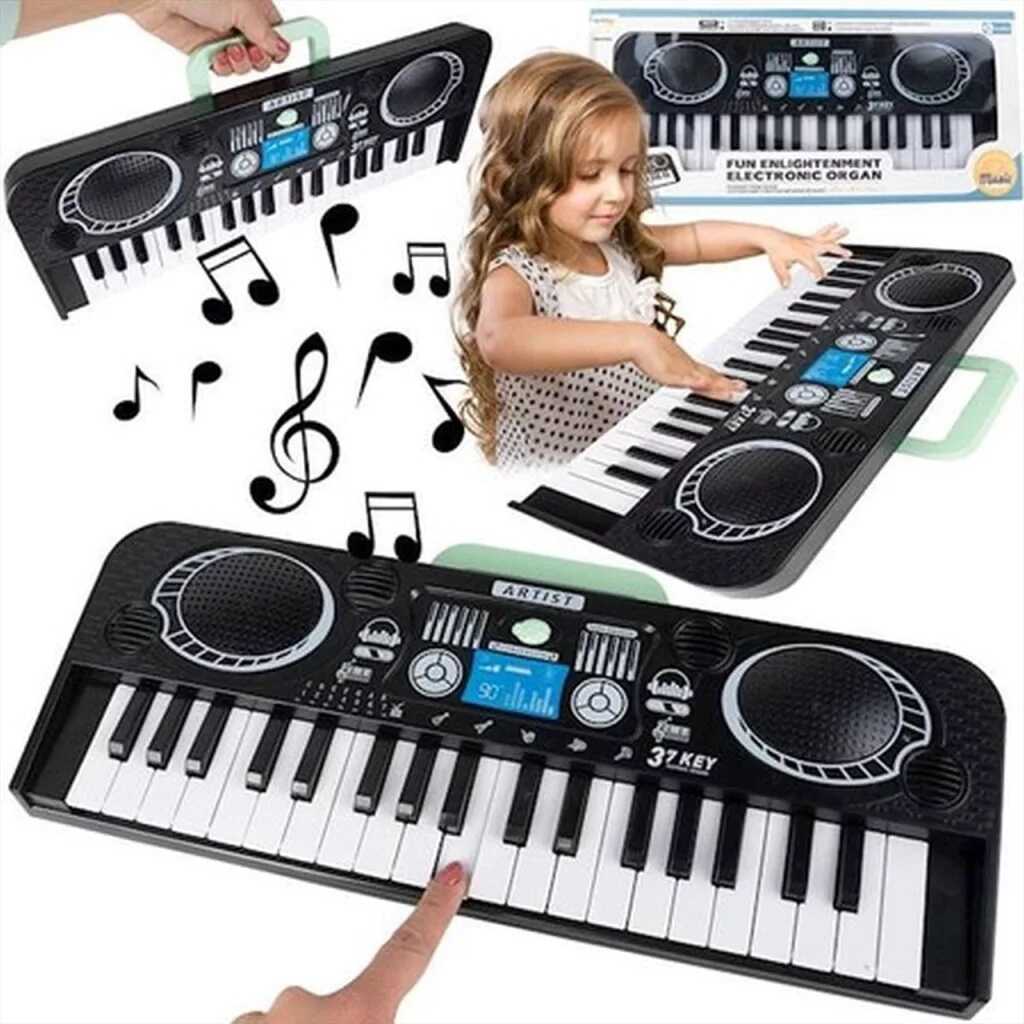 Gyermek szintetizátor , 37 billenytyűvel, 42 x 15,5 x 4,5 cm - Image 3