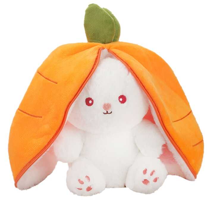 Répába bújt plüss nyuszi , 23 cm