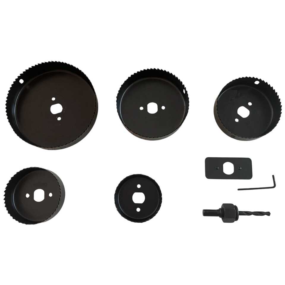 Fúrókorona Készlet, 8 részes, Fafúráshoz, 25mm Vastagságig - Image 3