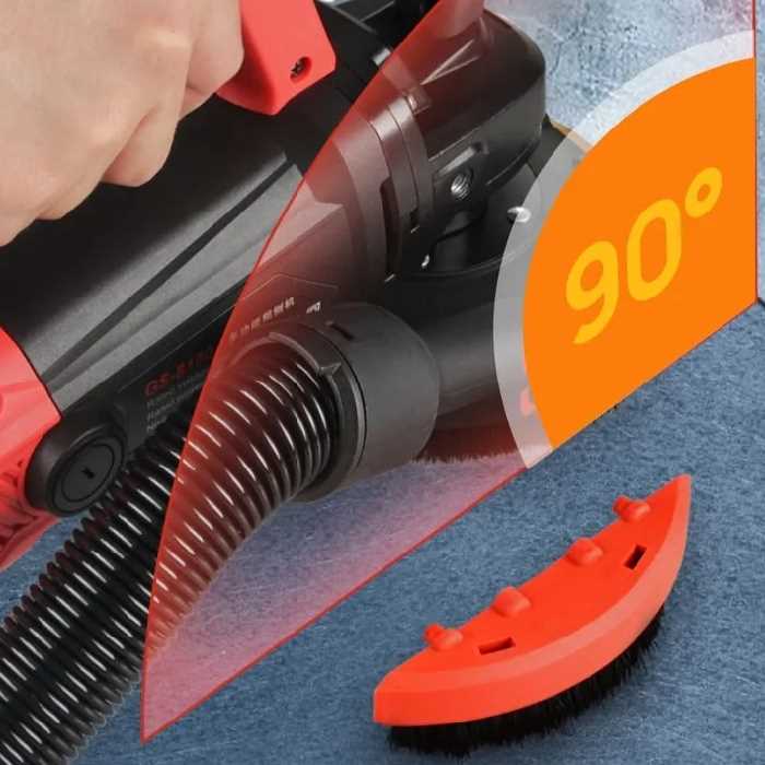 KrafTech KT-1313 Porelszívó Adapter, Sarokcsiszolóhoz, 125-150 mm - Image 4