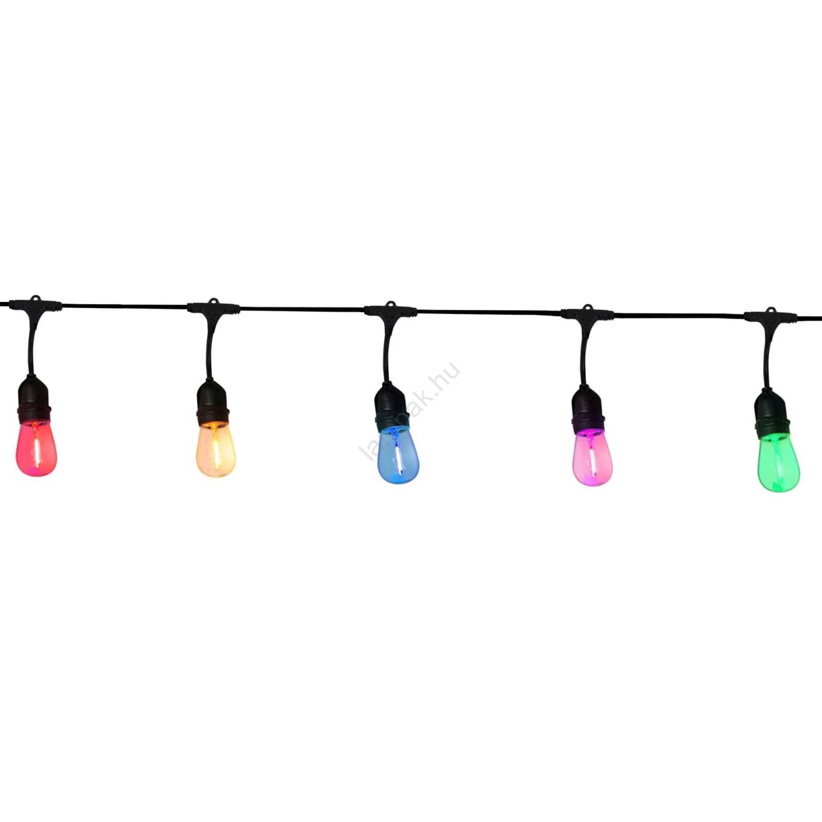 Aigostar Dekoratív led körte Fényfüzér, 10 LED, RGB szines 8 funkciós , időzítővel 220v 3+ 5 m - Image 7