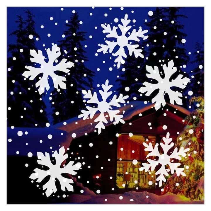 karácsonyi Kültéri LED Projektor 50 Mintával, Vízálló 220 v karácsoyni mintákkal - Image 5