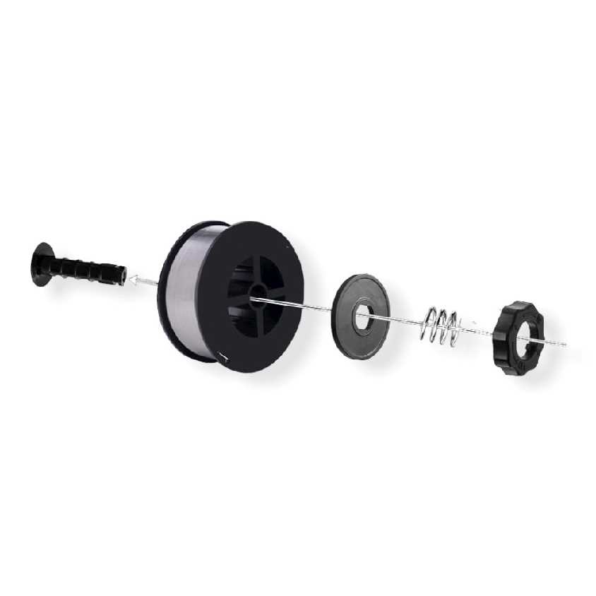 Hitman HA-9010 Porbeles Hegesztőhuzal, 0,45kg, 0,8mm, Védőgáz Nélküli MIG Hegesztéshez - Image 4