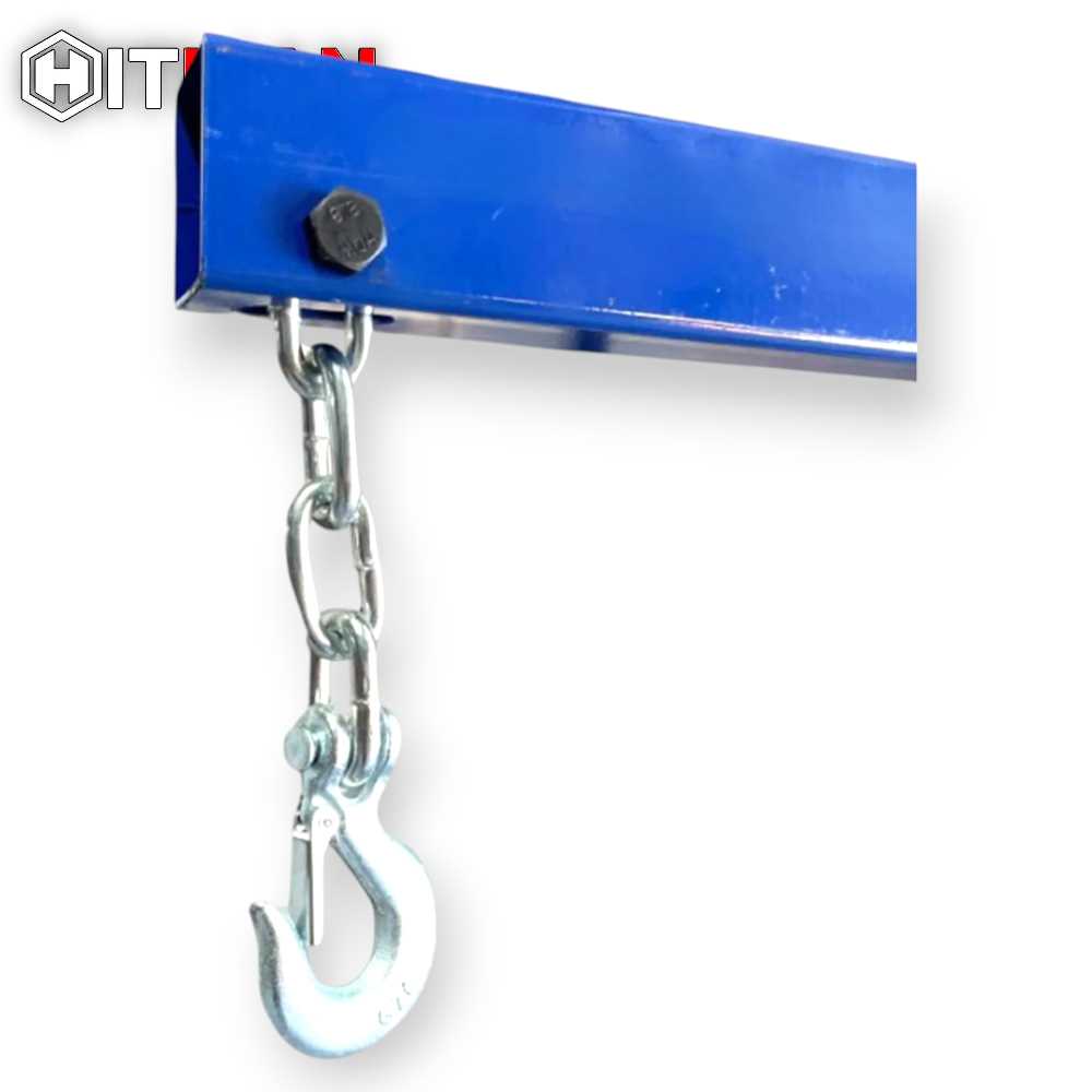 Hitman HM-6416 Összecsukható Hidraulikus Motorkiemelő Zsiráf, 2,0 tonna, 6 Kerékkel - Image 4