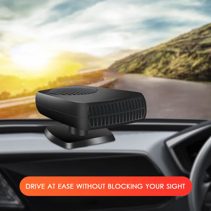 ZH-02 Autó Fűtő- és Ventillátor 12V, 150W, Gyors Leolvasztó, Szivargyújtós - Image 4