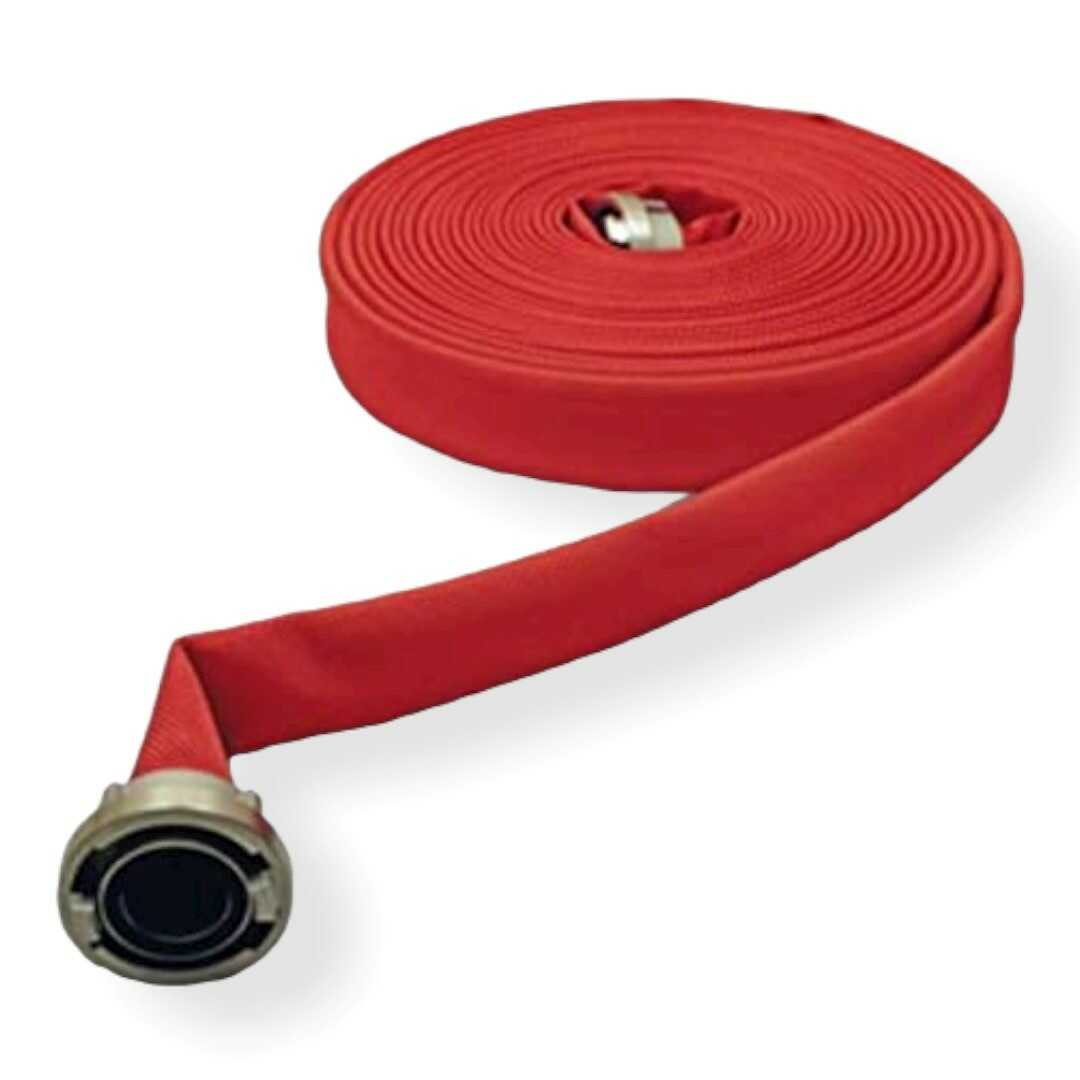 Hitman HT-6898 Piros Tűzoltó Tömlő, 2" Átmérő, 20 Méter, 16 bar Üzemi Nyomás - Image 4