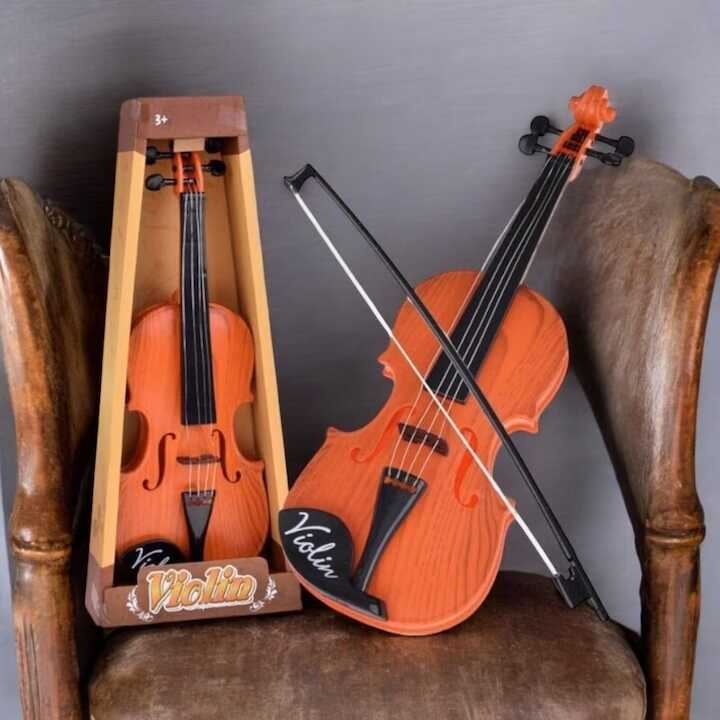 Gyermek játék hegedű vonóval , 43 cm - Image 5