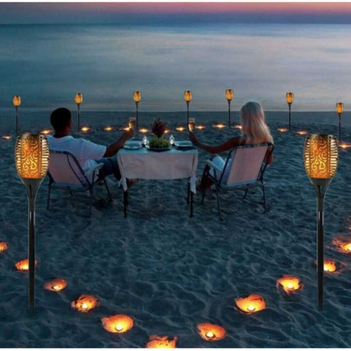 Napelemes Kerti Lámpa, XF-6018, Lánghatású LED, IP65, 58cm, 1db - Image 4