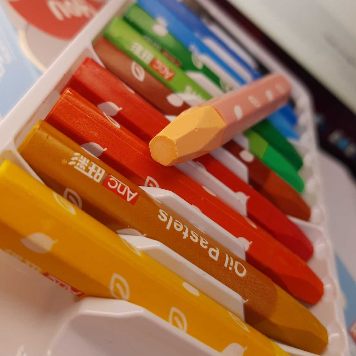 Pasztell zsírkréta 12 db színnnel - Image 4