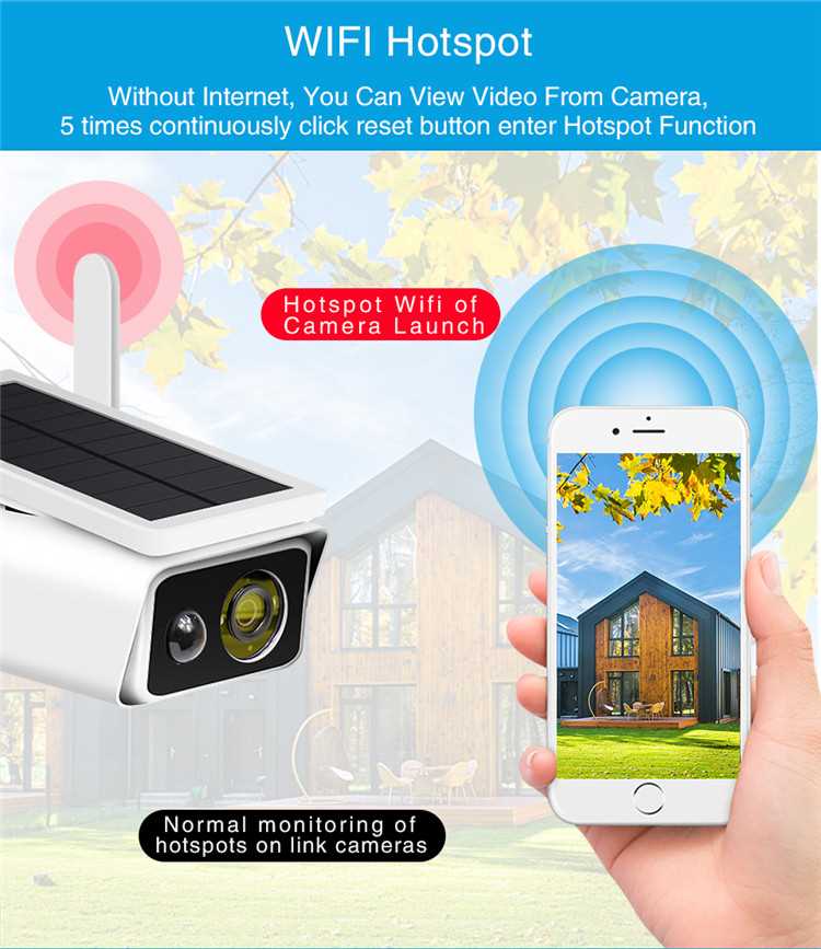 MTLUKR Q1 Napelemes WiFi Smart Kamera, Full HD 1080P, mozgásérzékeléssel - Image 5