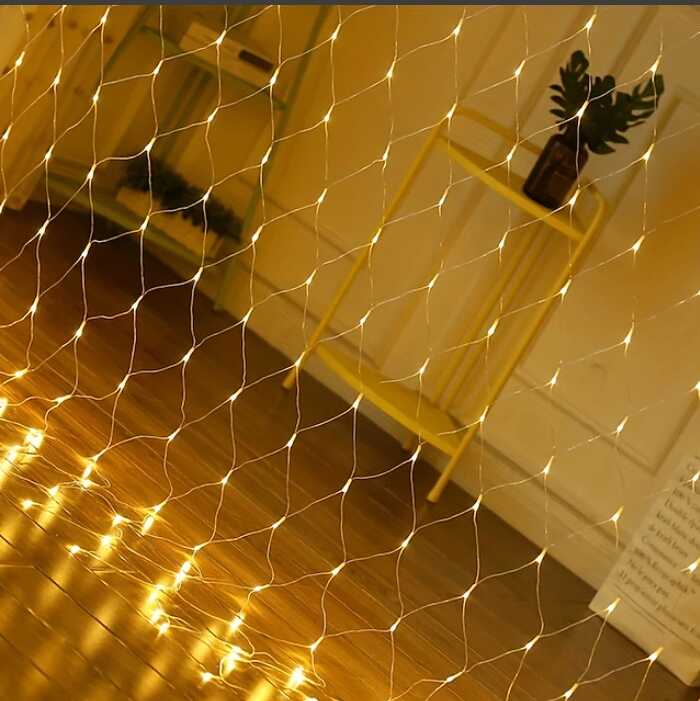 Aigostar elemes Karácsonyi Fényháló 300 LED-es Melegfehér, 4,4 x 1,6 méter - Image 11