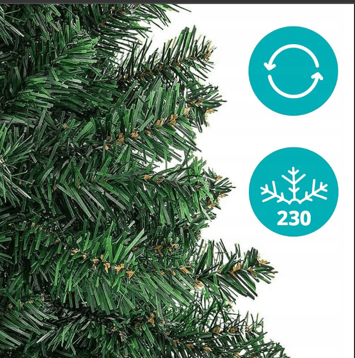 Műfenyő, Karácsonyfa zöld 240 cm - Image 12