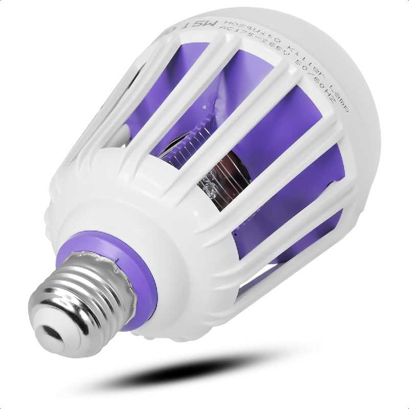 2 az 1-ben Rovarcsapda és LED Izzó, E27, 15W, 6500K - Image 4