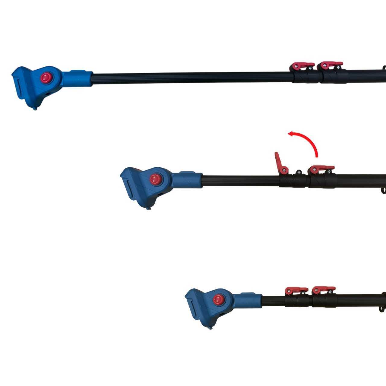 HAYAMI HA-1008 Akkumulátoros Készlet: Láncfűrész, Metszőolló és Teleszkópos Nyél, 2x48V 5.0Ah Akkuval - Image 7