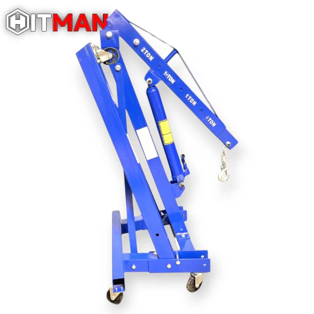Hitman HM-6416 Összecsukható Hidraulikus Motorkiemelő Zsiráf, 2,0 tonna, 6 Kerékkel - Image 5