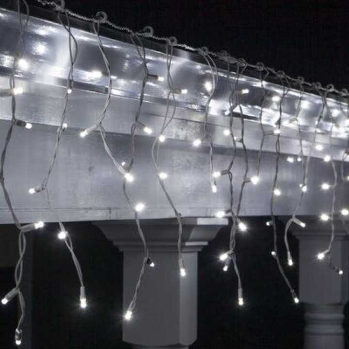 Aigostar Elemes Karácsonyi Jégcsap LED Fényfüzér, 15 m, 300 LED, kültéri, hidegfehér 8 programos - Image 6