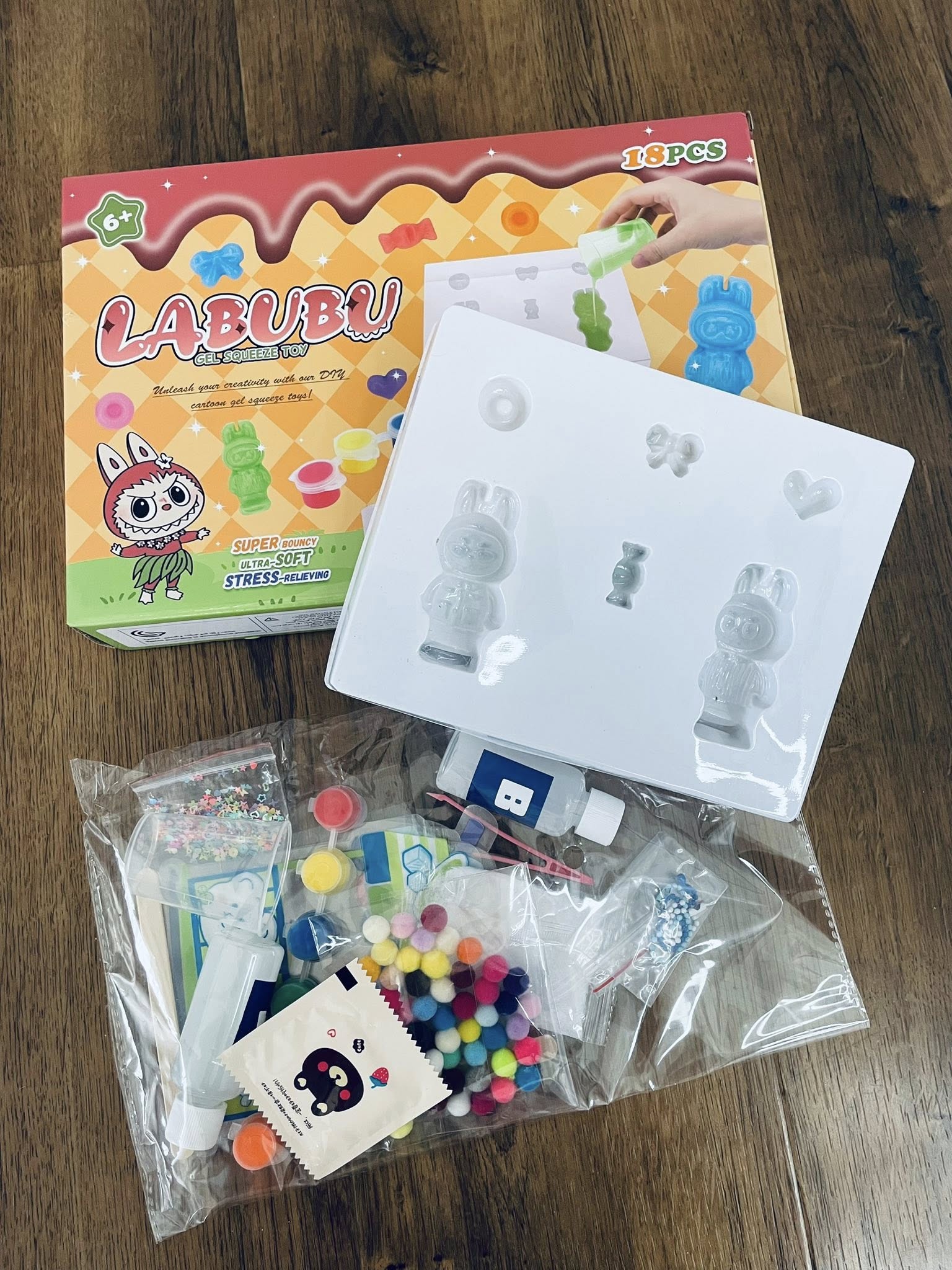 Labubu zselés mestermű forma kreativ készlet - Image 3