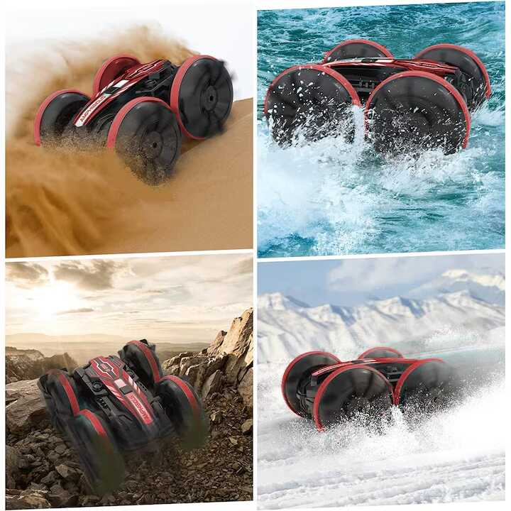 Kétéltű távirányítós autó , 360 fokos elforgással , vízálló , durva terepre ,ABS , all road - Image 6