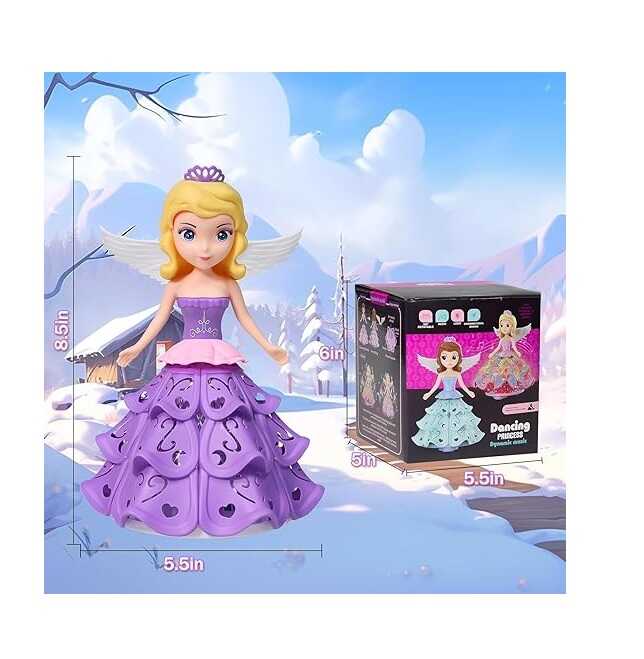 Interaktív zenélő és táncoló hercegnő baba - Image 6