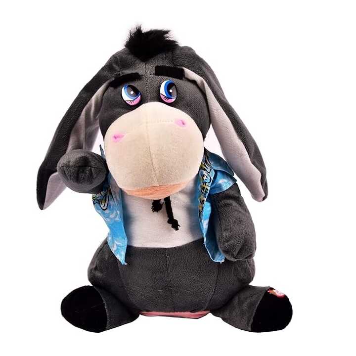 Interaktív táncoló plüss szamár