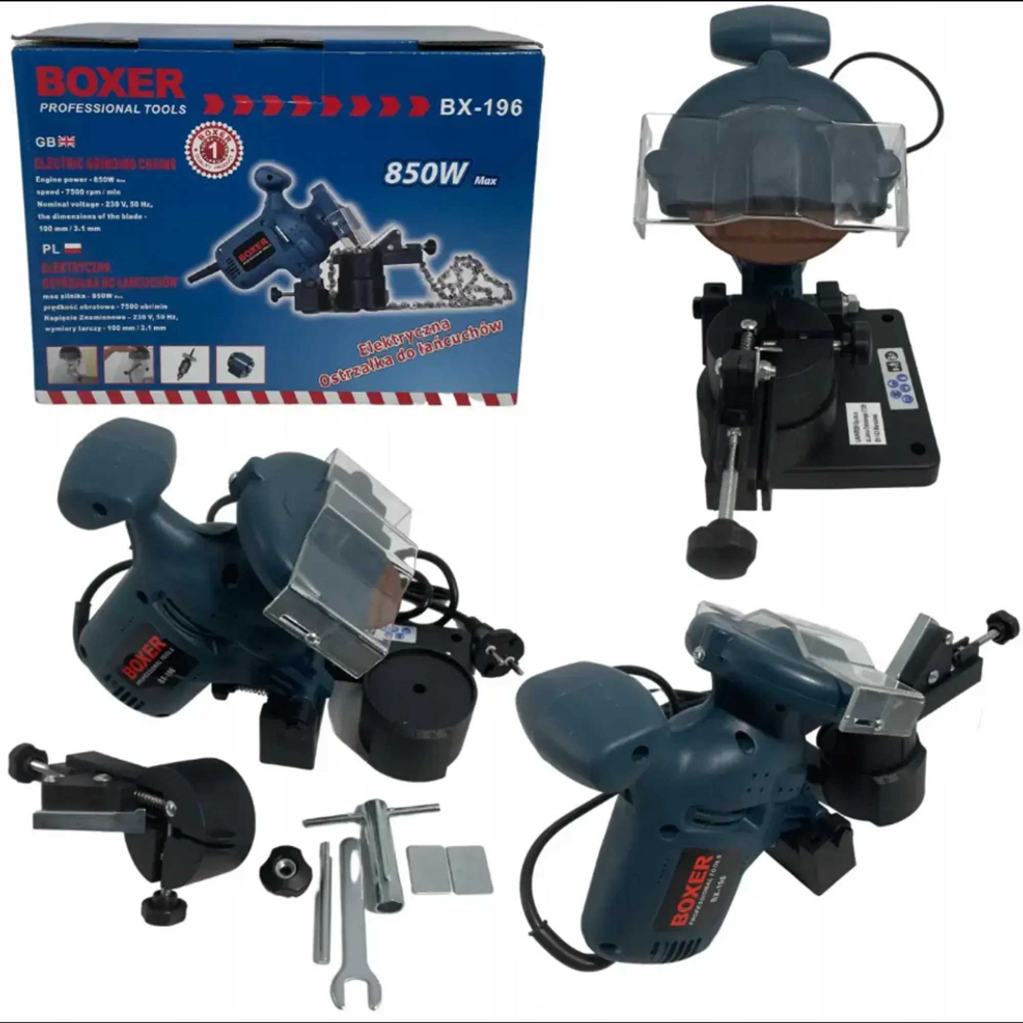 Boxer BX-196 Elektromos Láncélező, 1250W - Image 5