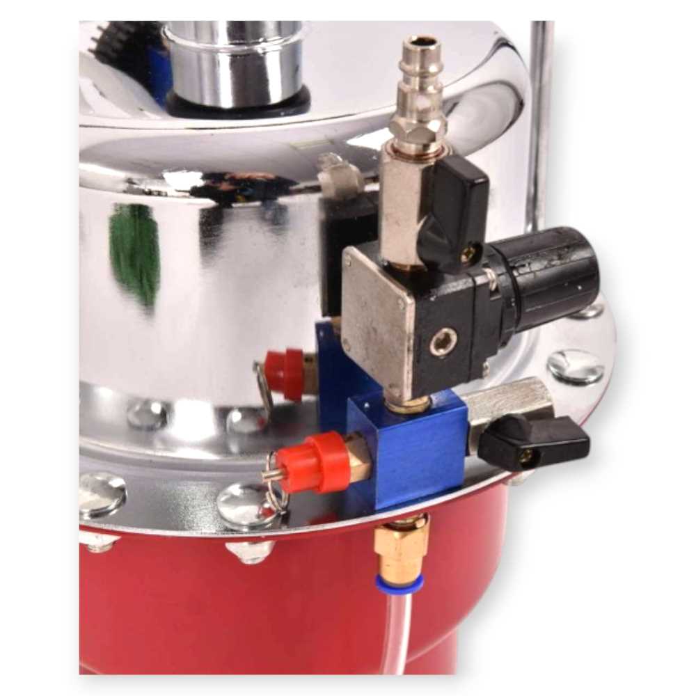 Haina HA-3018 MG50121 Pneumatikus Fékfolyadék Légtelenítő és Csere Készlet, Nyomásmérővel - Image 7