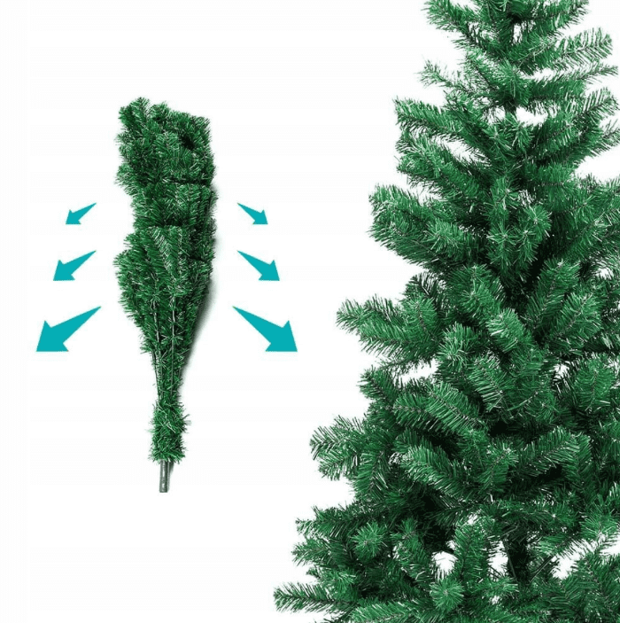 Műfenyő, Karácsonyfa zöld 240 cm - Image 11