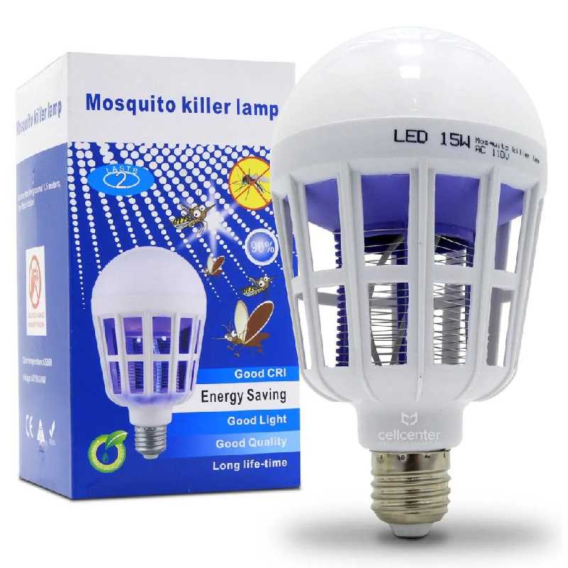2 az 1-ben Rovarcsapda és LED Izzó, E27, 15W, 6500K - Image 5