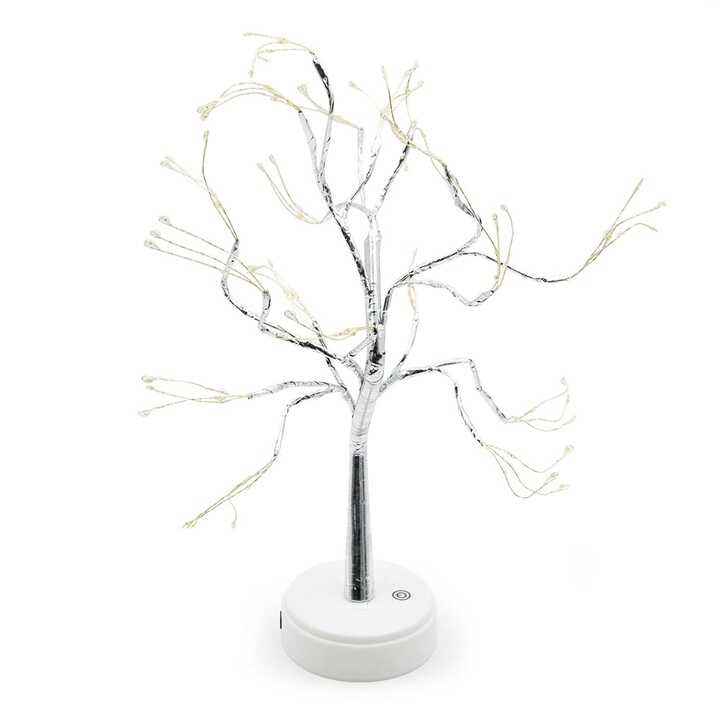 Asztali LED Bonsai (50 cm), Melegfehér, Elemes és Hálózati, Érintőkapcsolós - Image 7