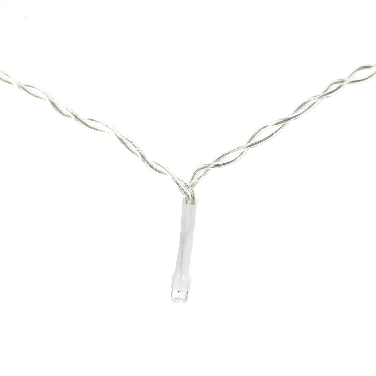 Aigostar Elemes Karácsonyi Fényfüggöny, 2x2 m, 200 LED, kültéri, melegfehér 8 programos - Image 7