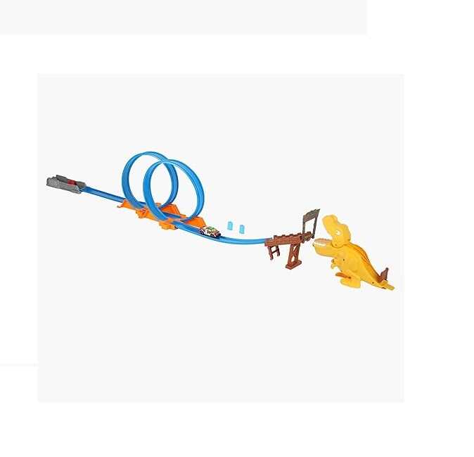 Félelmetes T-Rex Autópálya Készlet -360°-os Hurokkal