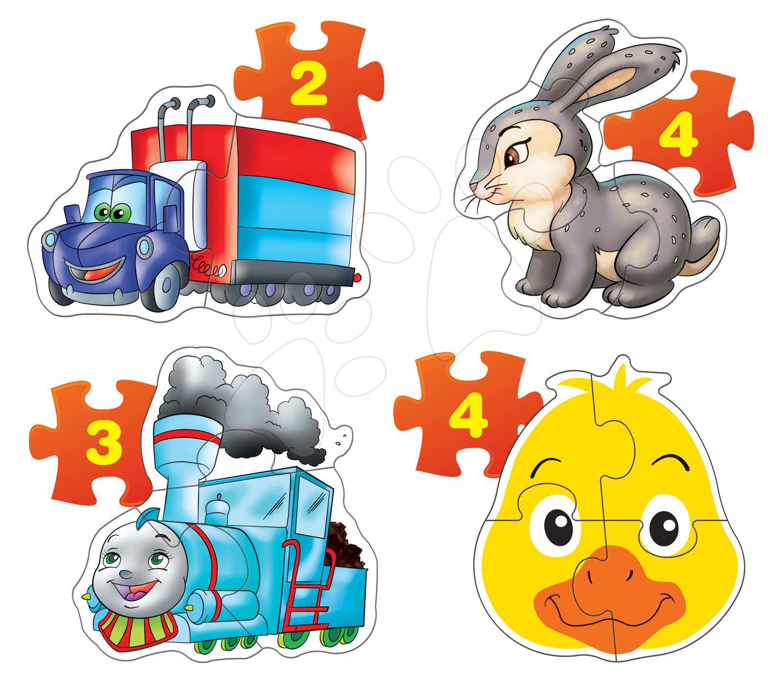 Baby puzzle egzotikus állatok 9-ábrával 24 hó-tól - Image 3