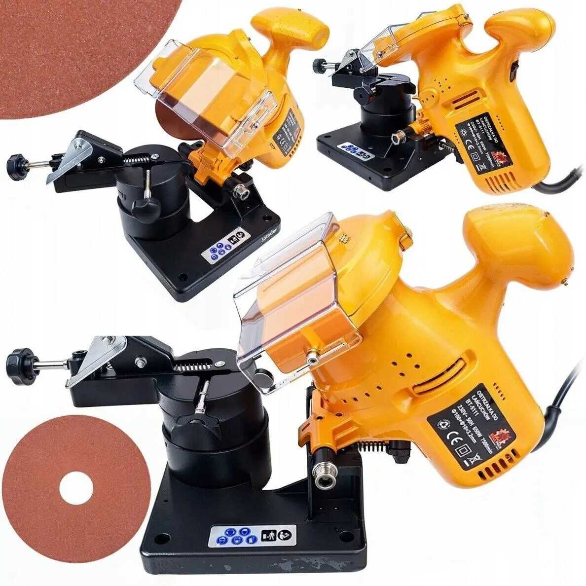 BULL TECH BT-5111 Láncélező Gép 650W, 7500 Ford./perc, 100mm-es Koronggal - Image 2