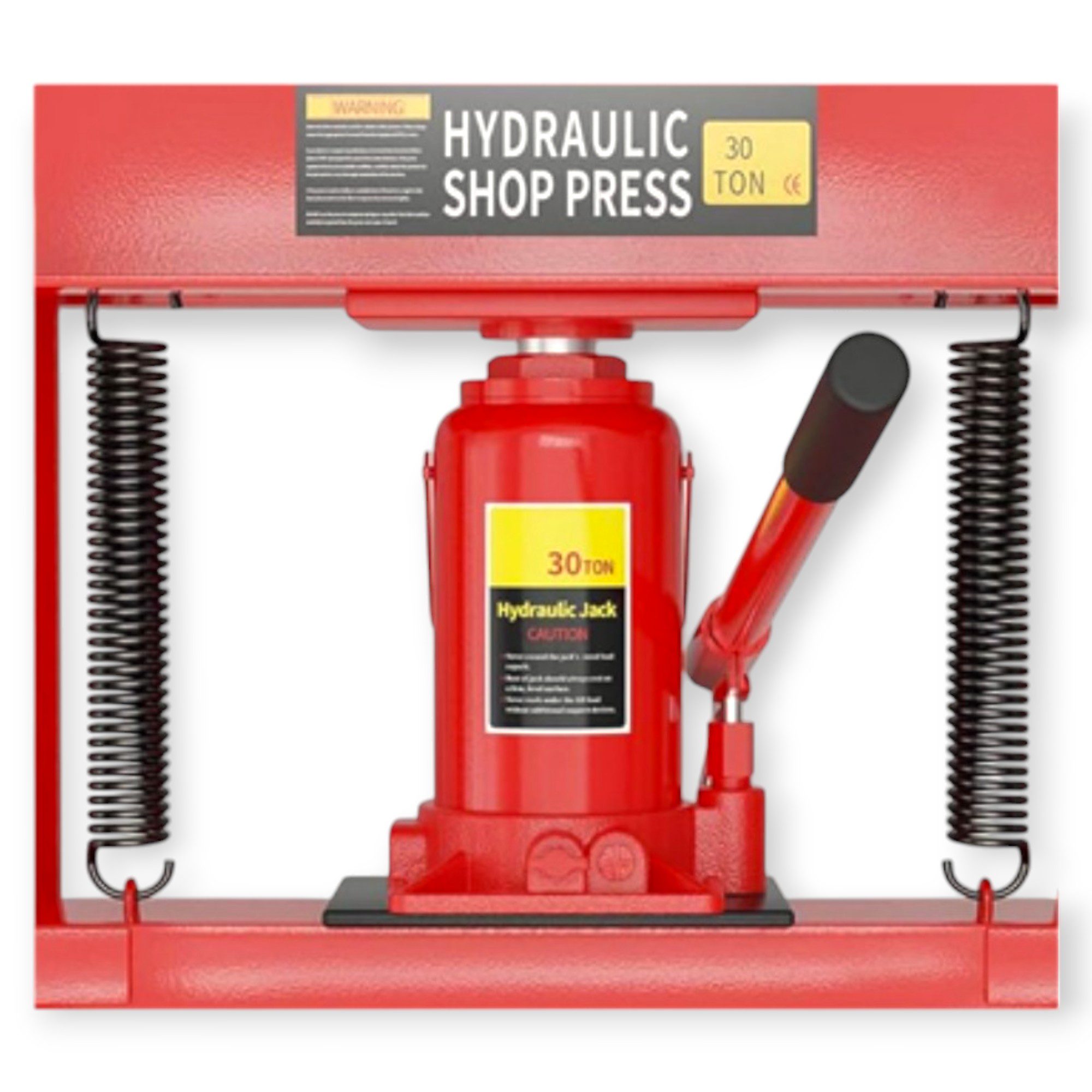 KrafTech HB-6234 Hidraulikus Műhelyprés, 30 Tonna, Állítható Magasság - Image 6