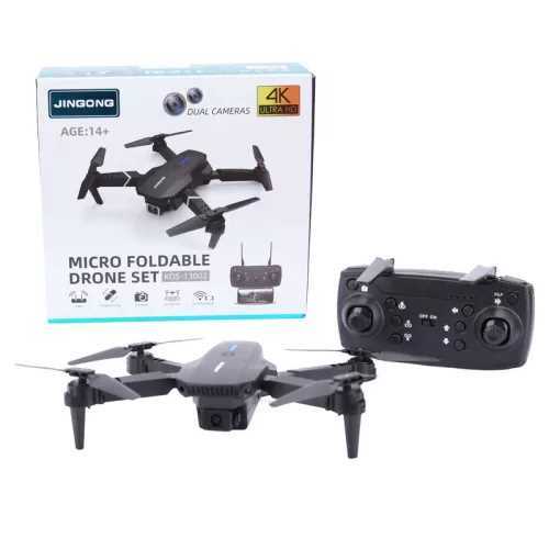 JINGONG KOS-13002 Összecsukható Mini Drón, 4K Duál Kamera, WiFi - Image 6