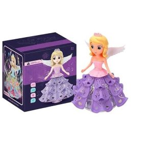 Interaktív zenélő és táncoló hercegnő baba