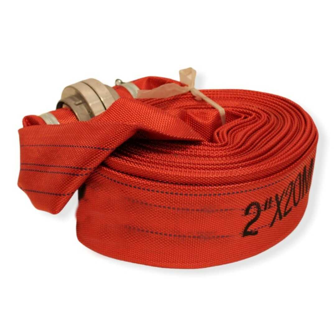 Hitman HT-6898 Piros Tűzoltó Tömlő, 2" Átmérő, 20 Méter, 16 bar Üzemi Nyomás - Image 6