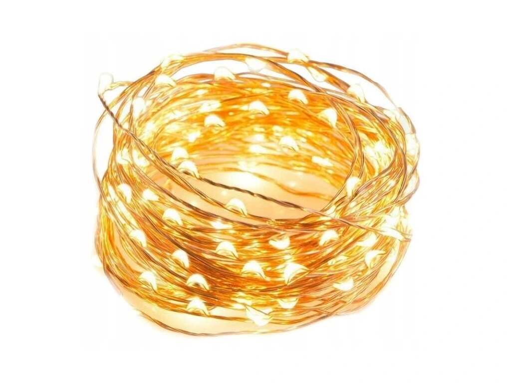 Aigostar elemes Drót Dekorációs Fényfűzér karácsonyfa égősor 5 méter 50 led Melegfehér beltéri - Image 7