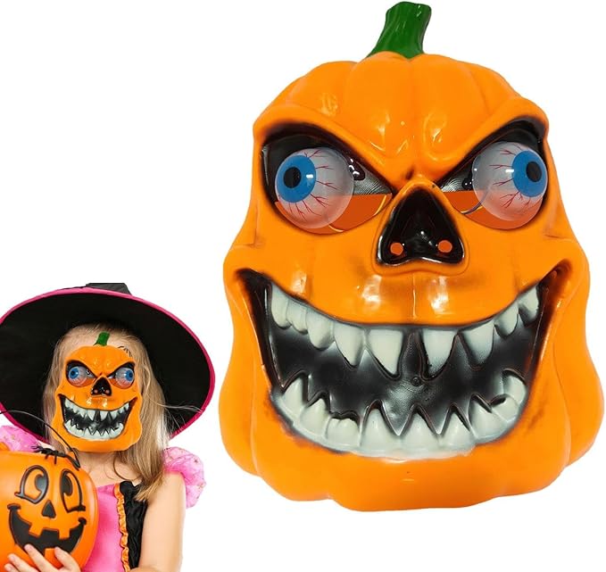 Rémisztő Haloweeni tök, gülü szemű álarc - Image 6