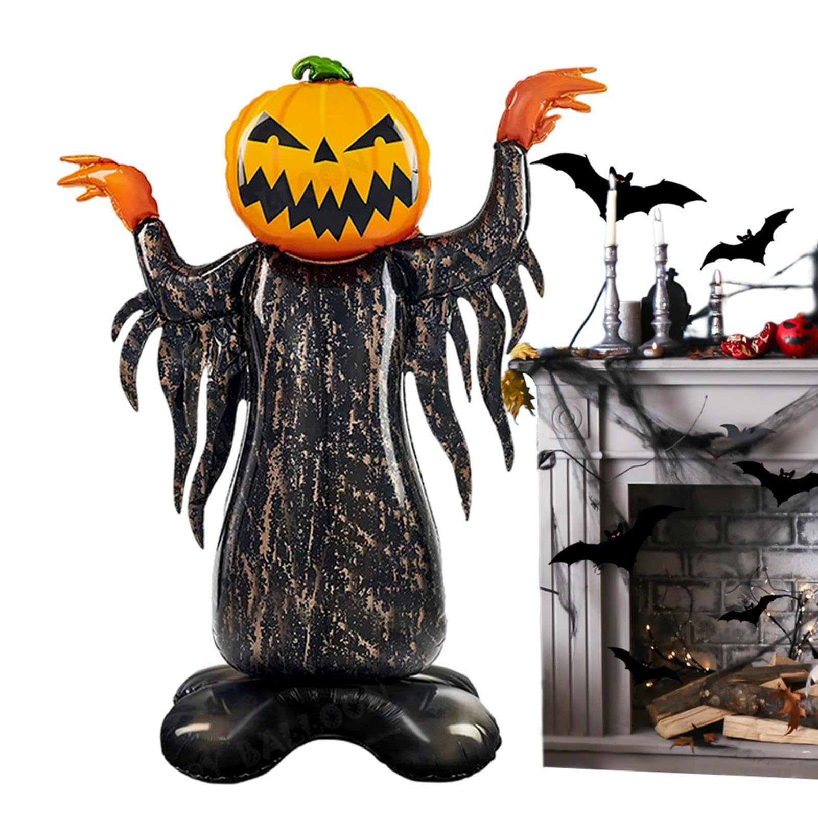 Halloweeni lufi ajtó dísz tökfej 120 cm - Image 2