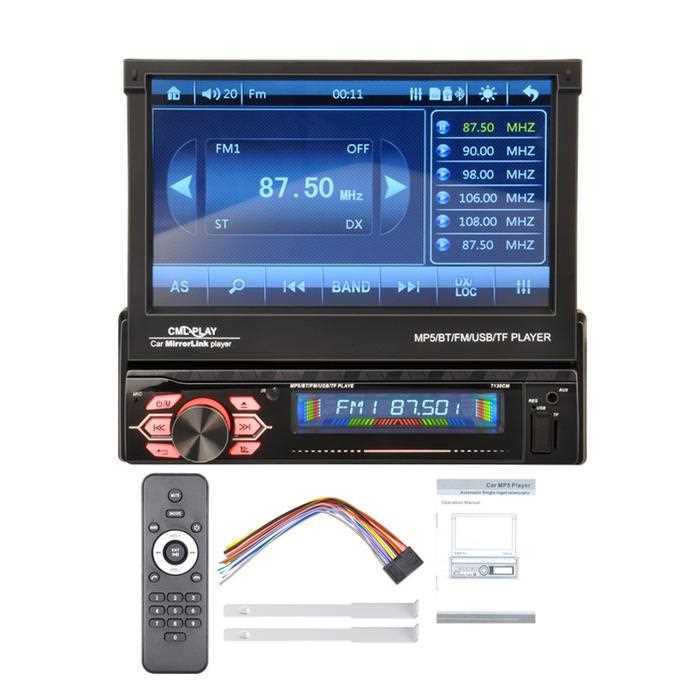 CML-PLAY CML-7130CM Autós Multimédia Fejegység, 7" Érintőképernyő, Bluetooth, 1080P - Image 7