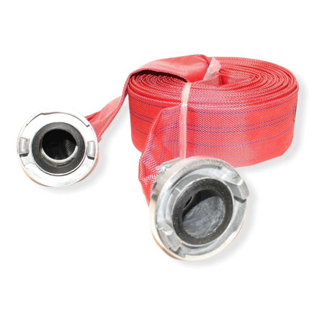 Hitman HT-6898 Piros Tűzoltó Tömlő, 2" Átmérő, 20 Méter, 16 bar Üzemi Nyomás - Image 7