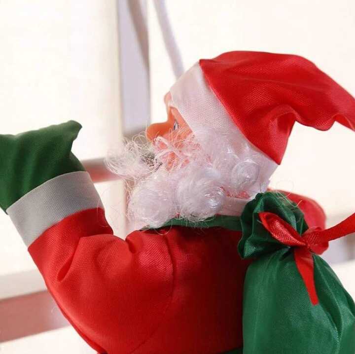 Mikulás Létrán mászik Led Fénydekoráció 1.5 méter, Többszínű RGB LED, 8 Program T0421 - Image 9