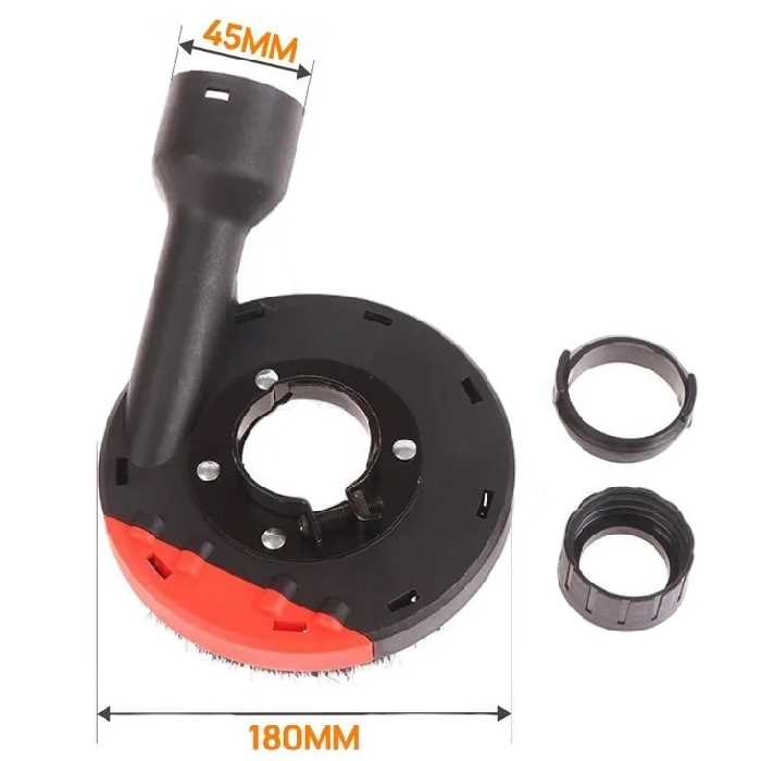 KrafTech KT-1313 Porelszívó Adapter, Sarokcsiszolóhoz, 125-150 mm - Image 7